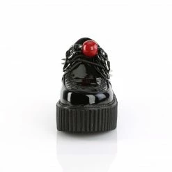 DEMONIA Creeper-222 Ball Gag Studs Oxfords Goth Alternative Platform Flats Heels