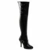 Devious FUNTASMA Diva-3006X WIDE WIDTH SHAFT Dominatrix Fetish Club Costume Thigh Boots