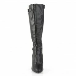 PLEASER PINK LABEL Dream-2030 Black Brown 4" Knee Boots Women's Drag Sizes 8-16