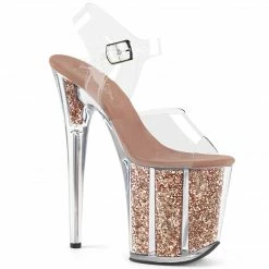 PLEASER Flamingo-808G Glitter Stripper Pole Dancing Club Ankle Strap 8