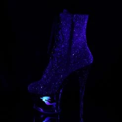 PLEASER Moon-1020MER Purple Black Ombre Glitter Mermaid Stripper Pole 7