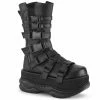 DEMONIA Neptune-210 Mens Multi Quick Release Buckle Unisex Goth Cyber Boots