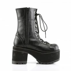DEMONIA Ranger-301 Women's Vegan Leather Goth Alternative Combat Platforms Boots