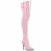 PLEASER Seduce-3000 Pink Drag Cross Dresser Thigh Boots 5" Heel Women's Sz 5-15