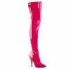 PLEASER Seduce-3000 Pink Drag Cross Dresser Thigh Boots 5" Heel Women's Sz 5-15