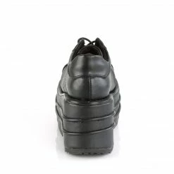 DEMONIA Tempo-08 Vegan Leather Oxford Goth Men's Unisex Platform Shoes Mens/Unisex