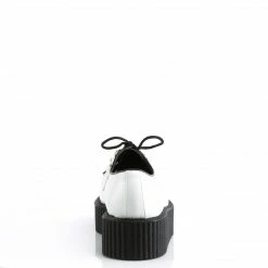 DEMONIA V-Creeper-502 White Goth Punk Rockabilly Mens Unisex 2