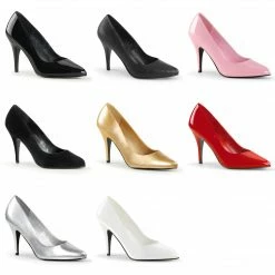PLEASER Vanity-420 Work Dress Pumps 4" Heels Drag Cross Dresser Women's 4-15