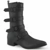 DEMONIA Warlock-110-C Men's Unisex Coffin Buckle Winklepicker Costume Boots